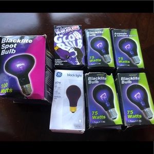 Black light bulbs